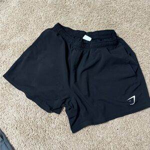 Men’s Black Gymshark 5” Shorts Size Small